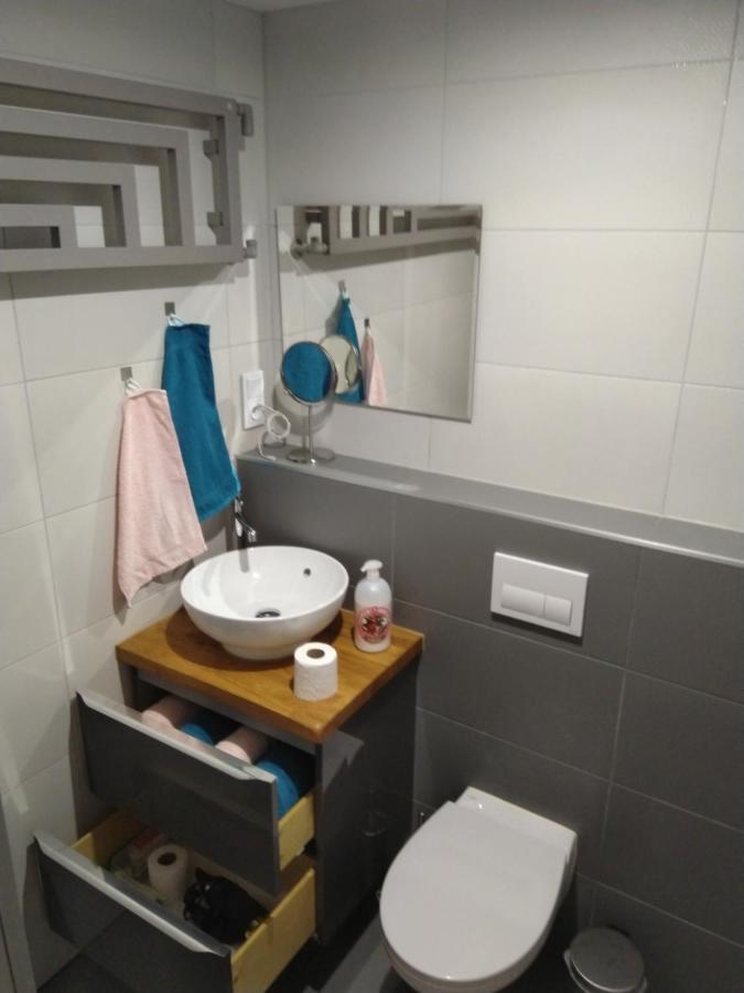 ヴロツワフApartament Zielona Wierzba Blisko Sky Towerアパートメント エクステリア 写真